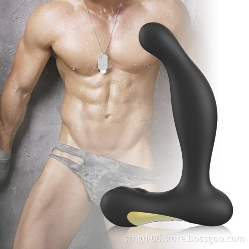 Adult product anal plug silicone recahrgeable sex toy vibrating prostate massager